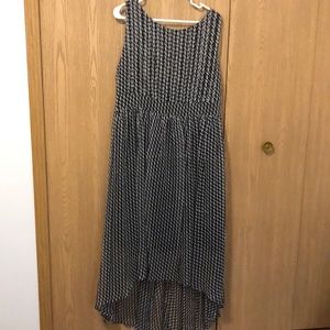 Chelsea and Theodore XL dress.  black and gray